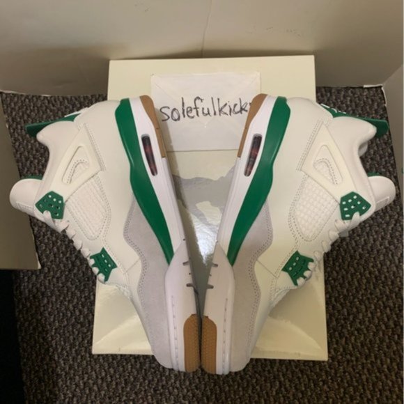 Nike SB x Air Jordan 4 Retro SP Sail/Neutral Grey/Pine Green/White DR5415-103 DS main image 4